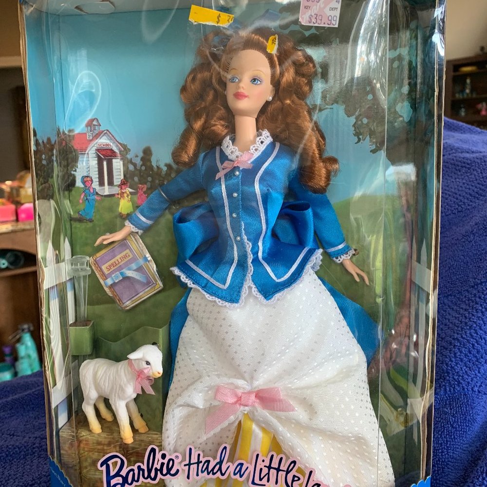 1998 Barbie as Mary had a Little Lamb by Mattel new in box
